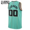 Maillot Enfant Charlotte Hornets Personnalisable 2024-25 Jordan City Edition Teal Swingman